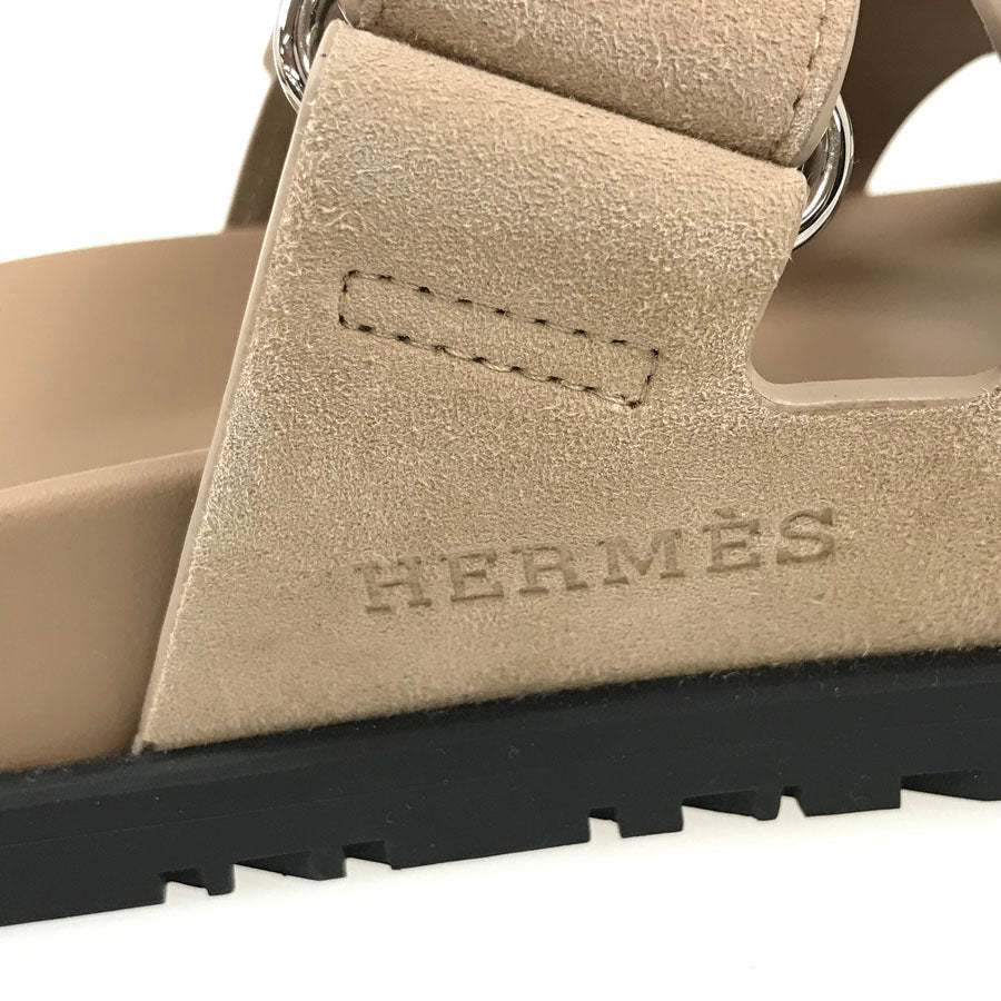 HERMES Chypre 36.5 Unisex Sandals