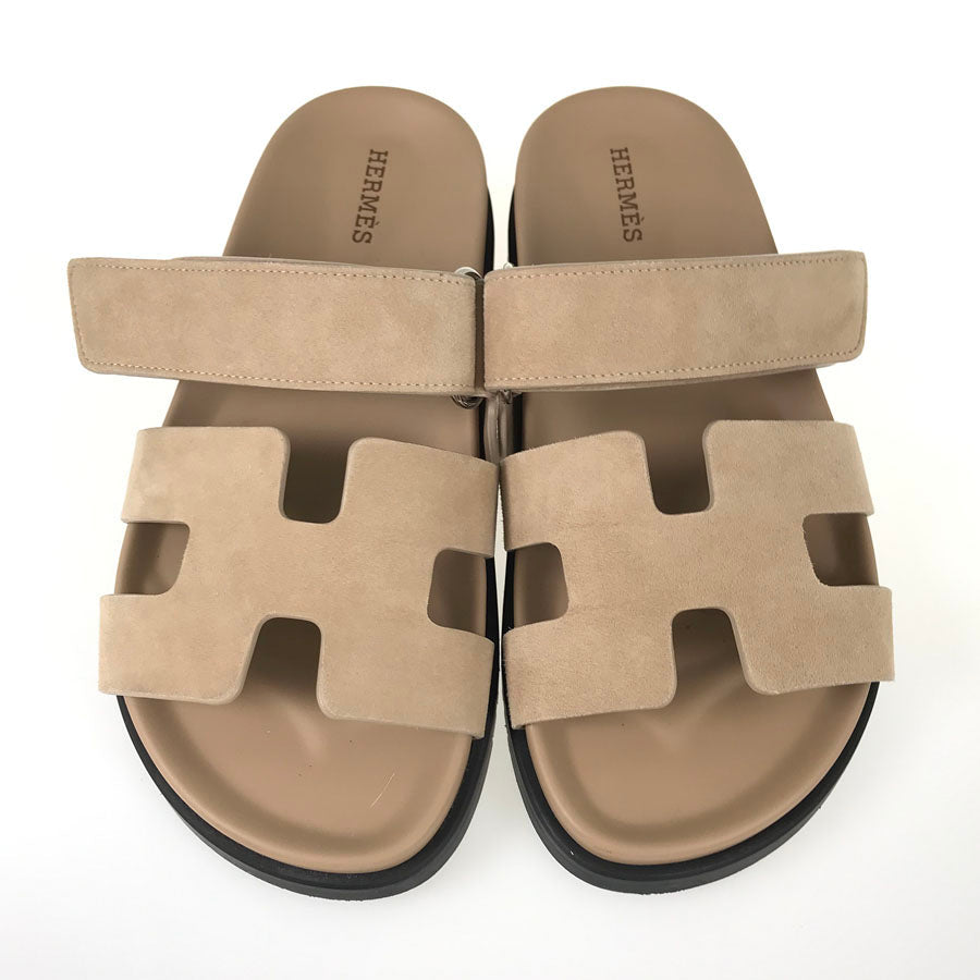 HERMES Chypre 36.5 Unisex Sandals