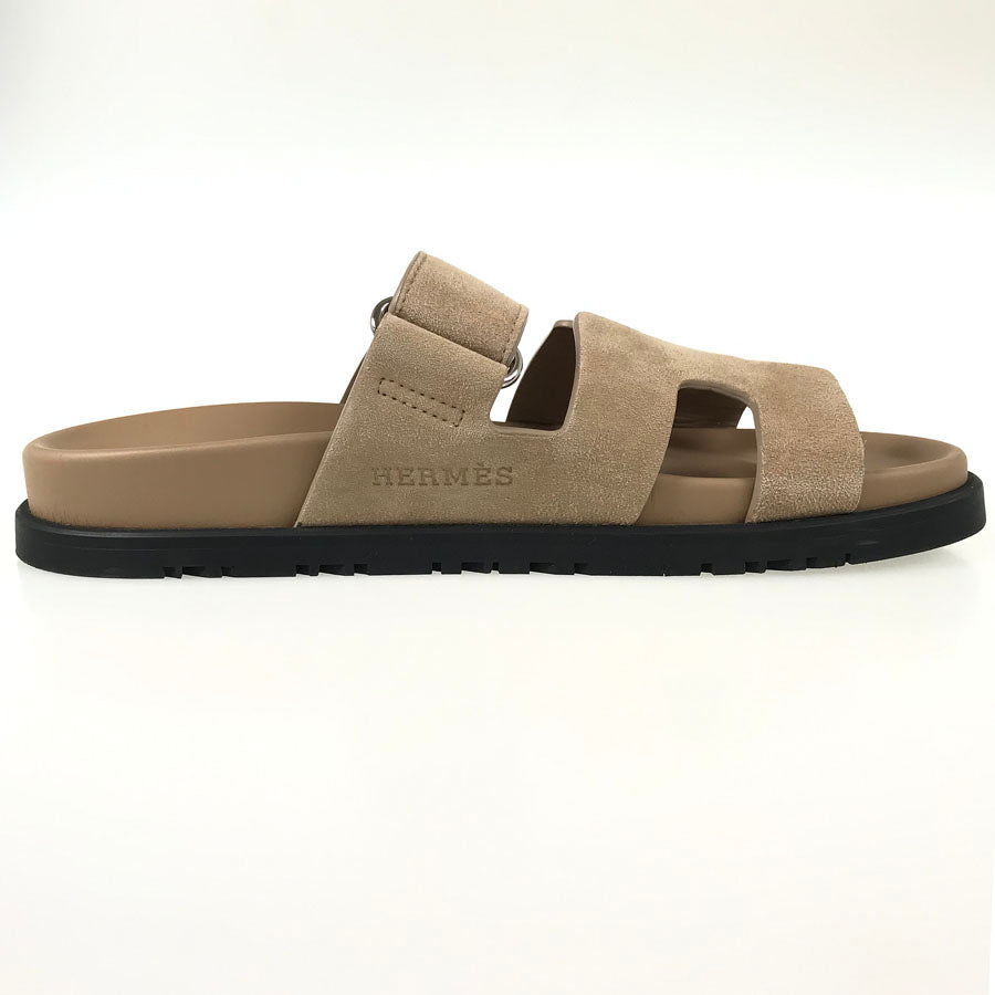 HERMES Chypre 36.5 Unisex Sandals