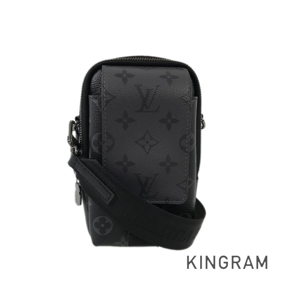 LOUIS VUITTON Monogram Eclipse Reverse Double Phone Pouch M81321 Shoulder bag
