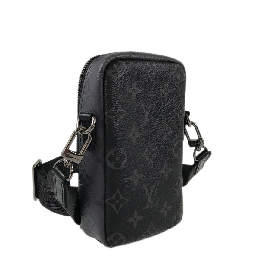 LOUIS VUITTON Monogram Eclipse Reverse Double Phone Pouch M81321 Shoulder bag