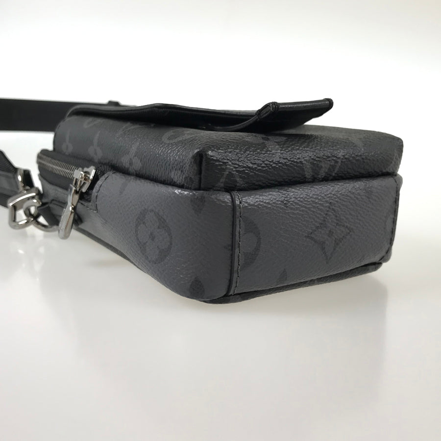 LOUIS VUITTON Monogram Eclipse Reverse Double Phone Pouch M81321 Shoulder bag