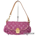 LOUIS VUITTON Monogram Denim Mini Pleaty M95216 Shoulder bag