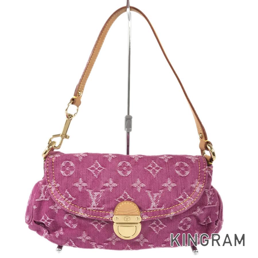 LOUIS VUITTON Monogram Denim Mini Pleaty M95216 Shoulder bag