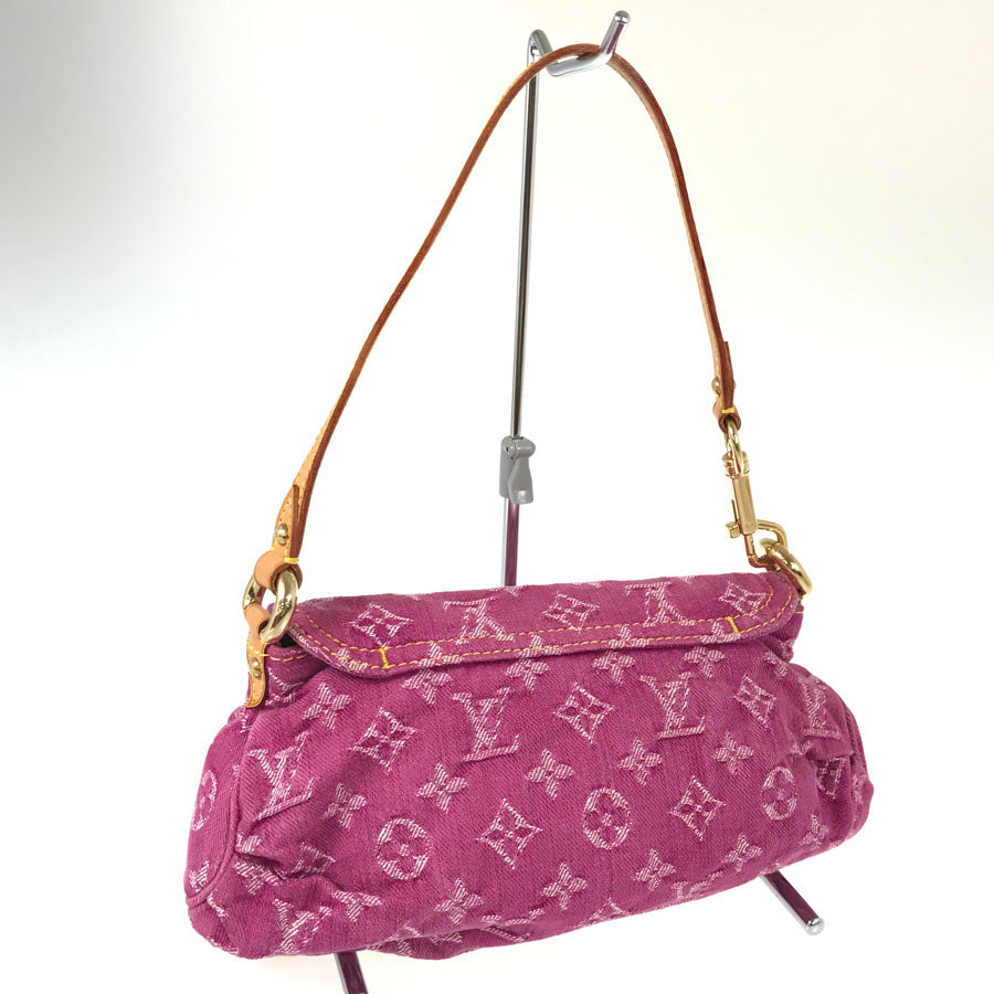 LOUIS VUITTON Monogram Denim Mini Pleaty M95216 Shoulder bag