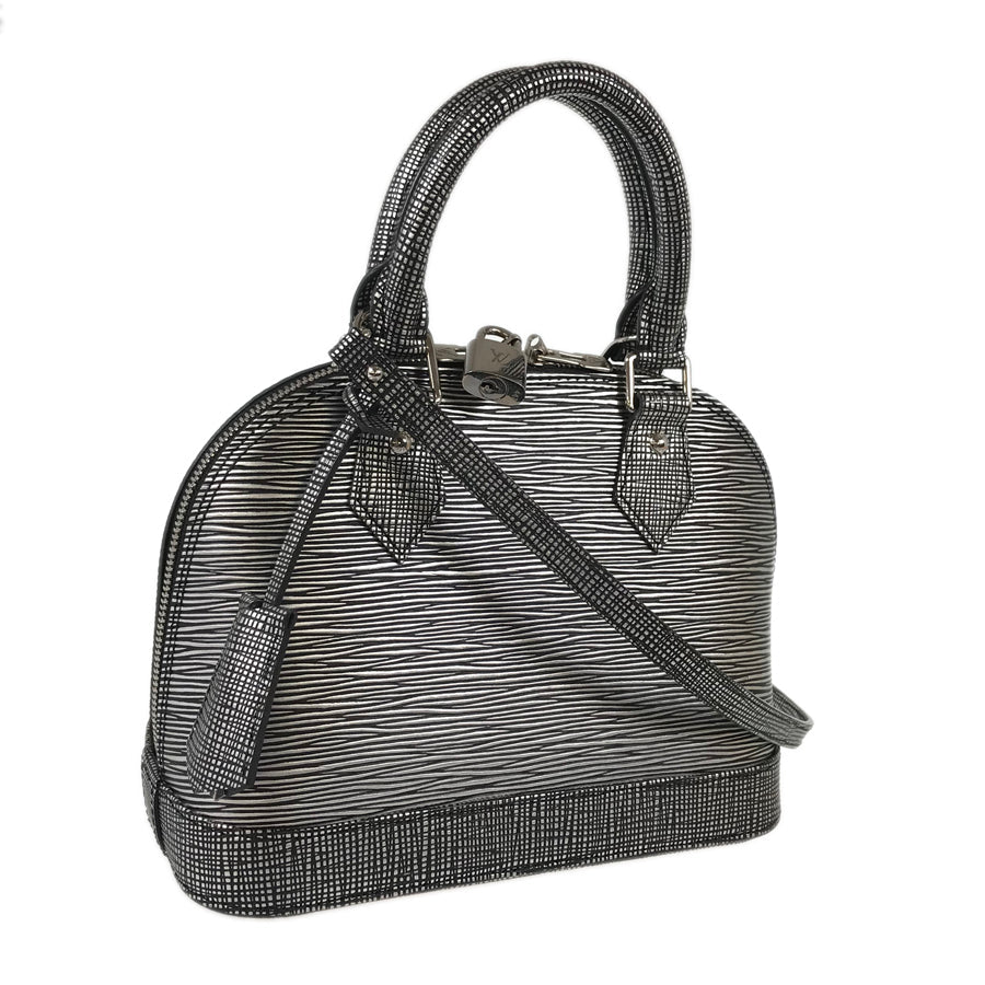 LOUIS VUITTON Epi Platine Alma BB M54827 Hand bag