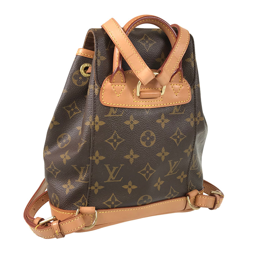 LOUIS VUITTON Monogram Mini Montsouris M51137 Backpack