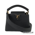 LOUIS VUITTON Taurillon Leather Capucines MINI M56071 Hand bag