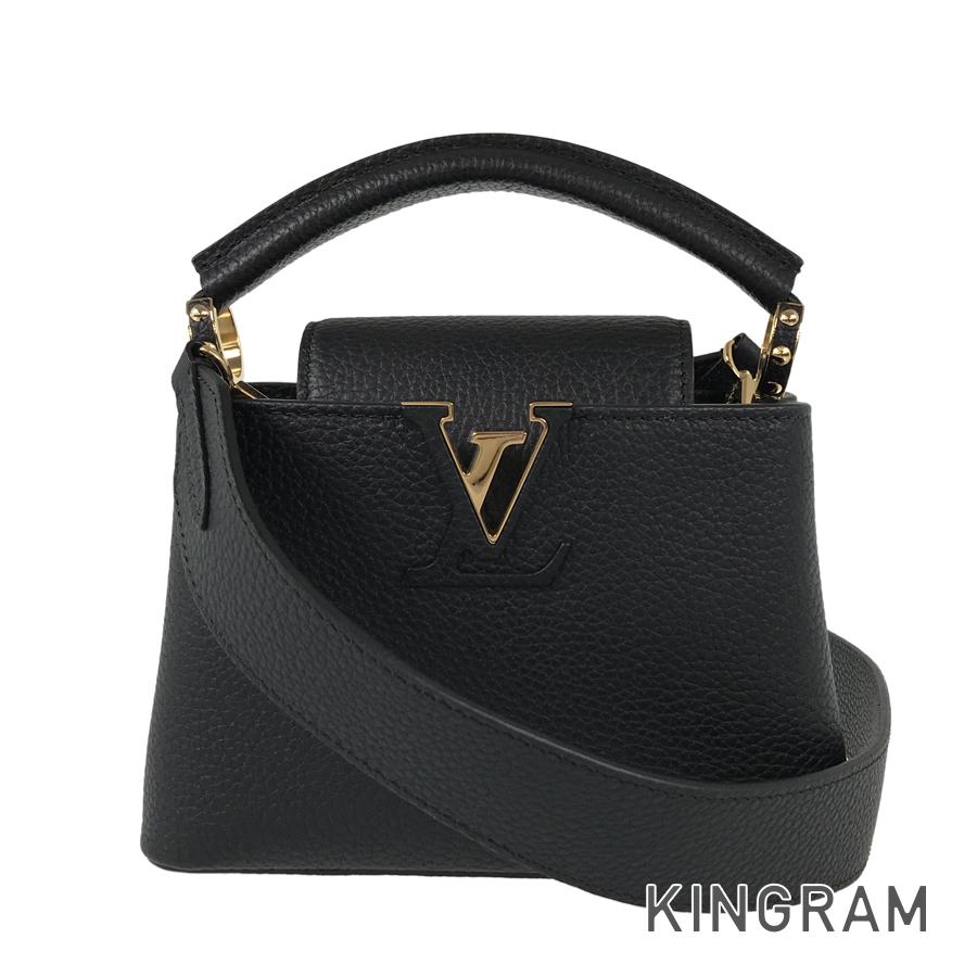LOUIS VUITTON Taurillon Leather Capucines MINI M56071 Hand bag