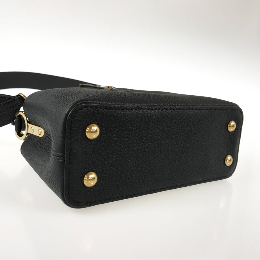 LOUIS VUITTON Taurillon Leather Capucines MINI M56071 Hand bag