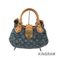 LOUIS VUITTON Monogram Denim Pleaty M95020 Hand bag