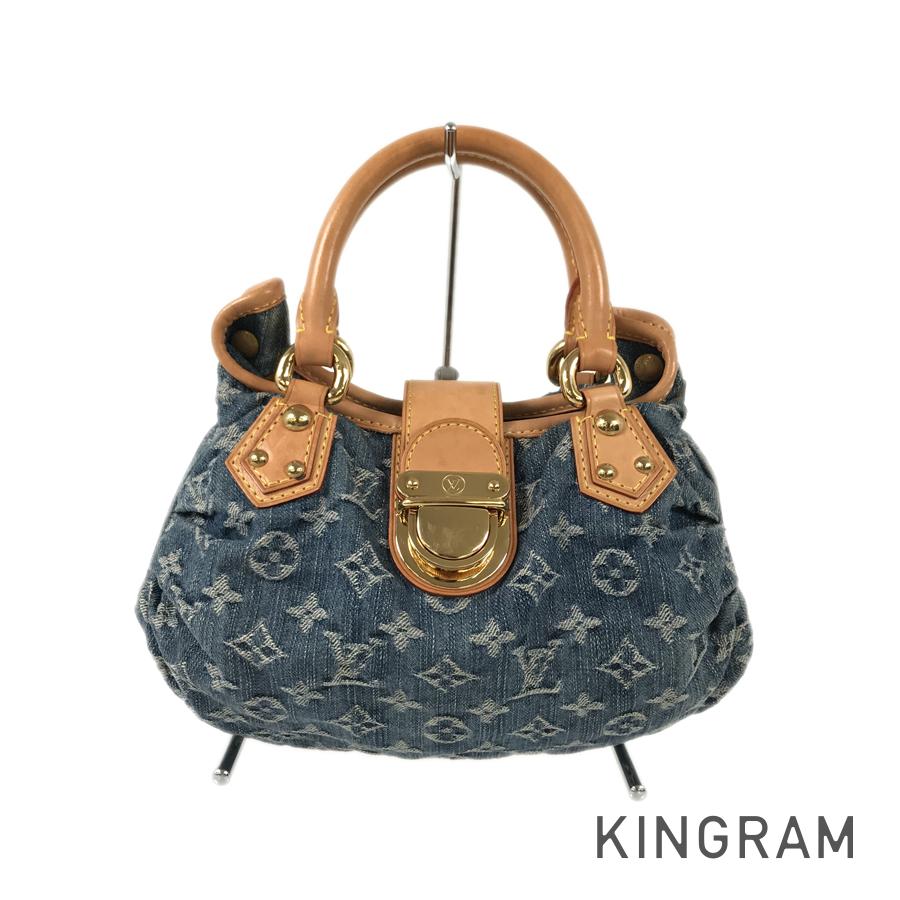 LOUIS VUITTON Monogram Denim Pleaty M95020 Hand bag