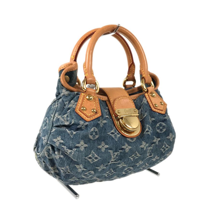 LOUIS VUITTON Monogram Denim Pleaty M95020 Hand bag