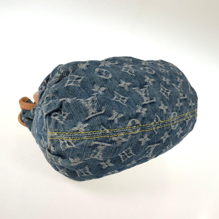 LOUIS VUITTON Monogram Denim Pleaty M95020 Hand bag