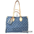 LOUIS VUITTON Monogram Denim On The Go MM M46871 Tote bag