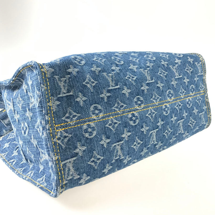 LOUIS VUITTON Monogram Denim On The Go MM M46871 Tote bag