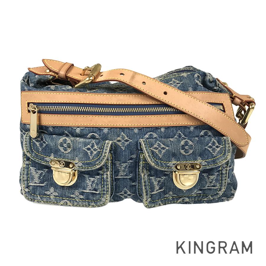 LOUIS VUITTON Monogram Denim Baggy PM M95049 Shoulder bag