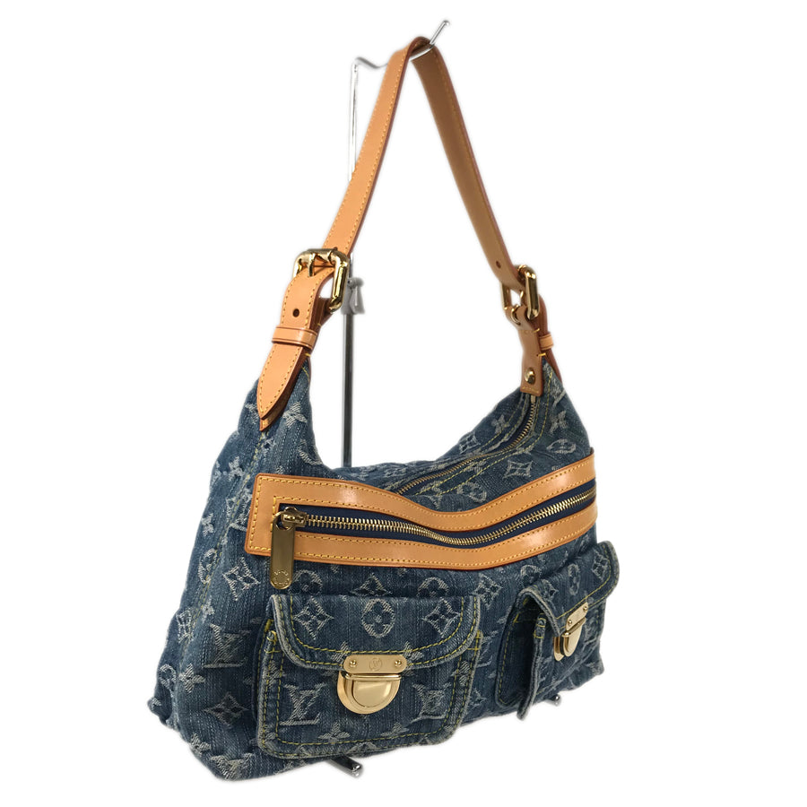 LOUIS VUITTON Monogram Denim Baggy PM M95049 Shoulder bag