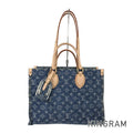 LOUIS VUITTON Monogram Denim On The Go MM M46871 Tote bag