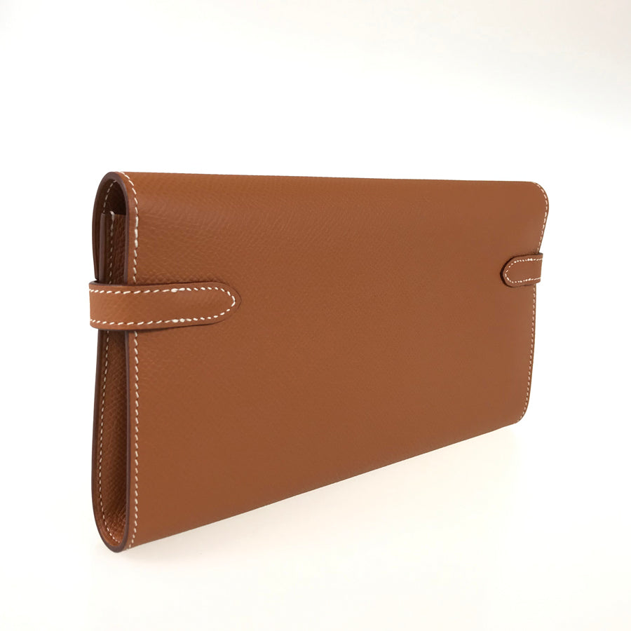 HERMES Kelly Wallet Long wallet Folding cover lid