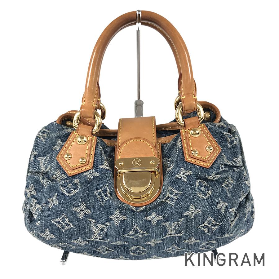 LOUIS VUITTON Monogram Denim Pleaty M95020 Hand bag