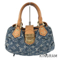 LOUIS VUITTON Monogram Denim Pleaty M95020 Hand bag