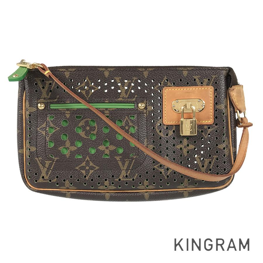 LOUIS VUITTON Monogram Perfo Pochette Accessoires M95184 Pouch