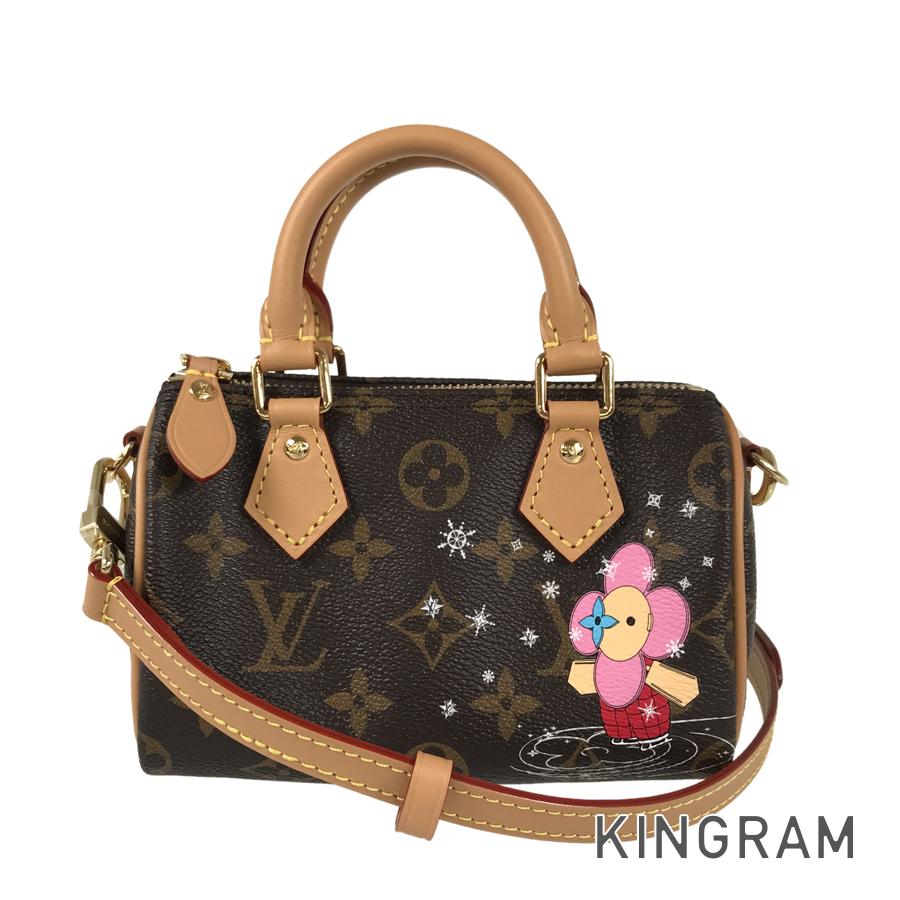 LOUIS VUITTON Monogram Nano Speedy M82624 Hand bag