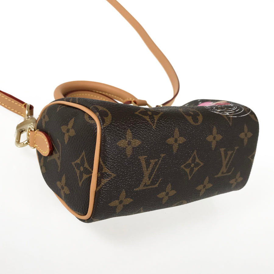LOUIS VUITTON Monogram Nano Speedy M82624 Hand bag