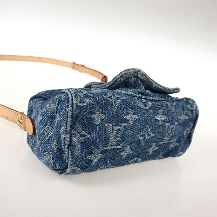 LOUIS VUITTON Monogram Denim LV Remix Nano Speedy M82950 Hand bag