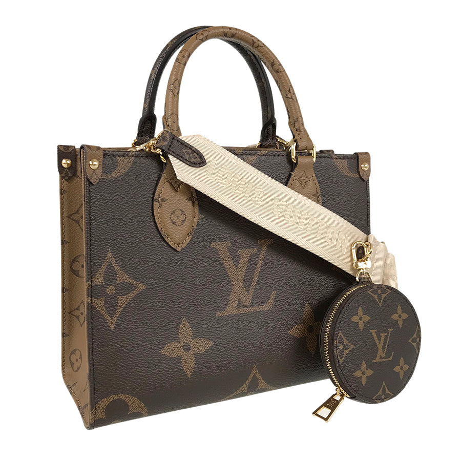 LOUIS VUITTON Monogram Giant Monogram reverse On The Go PM M46373 Hand bag