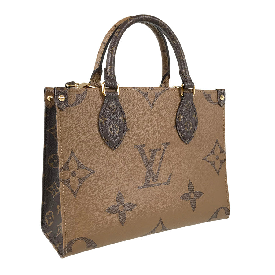 LOUIS VUITTON Monogram Giant Monogram reverse On The Go PM M46373 Hand bag