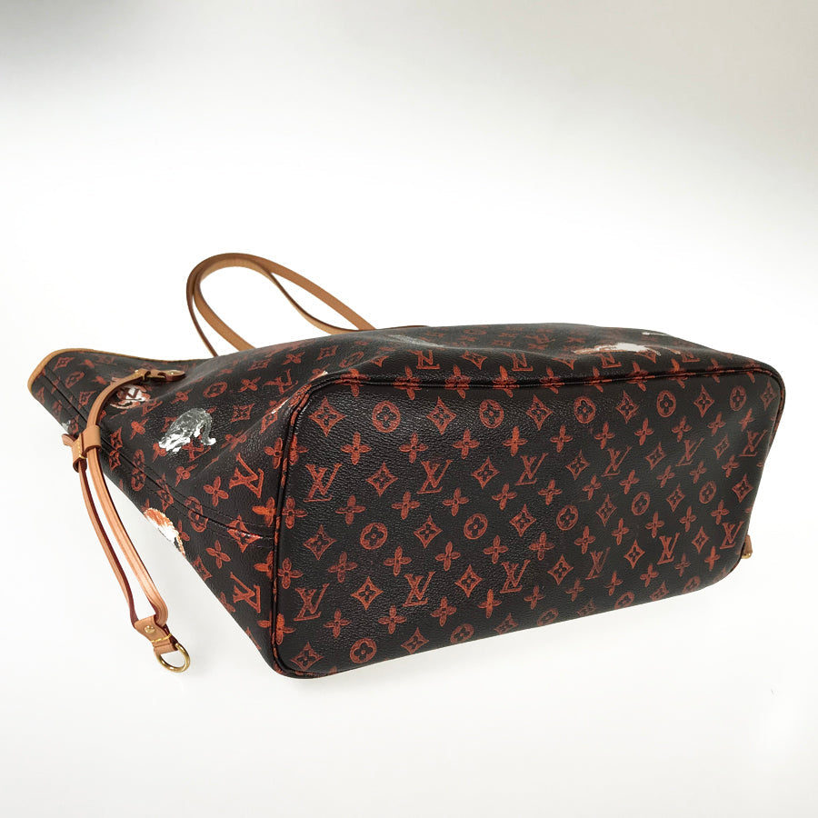 LOUIS VUITTON Catgram Neverfull MM M44441 Tote bag