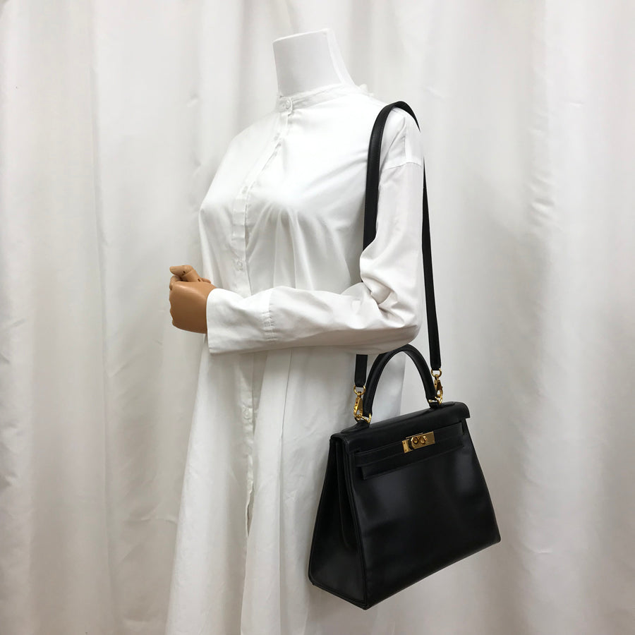HERMES Kelly 28 Hand bag