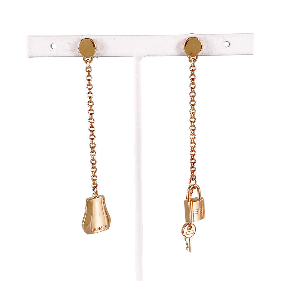 HERMES Kelly Clochette Earring