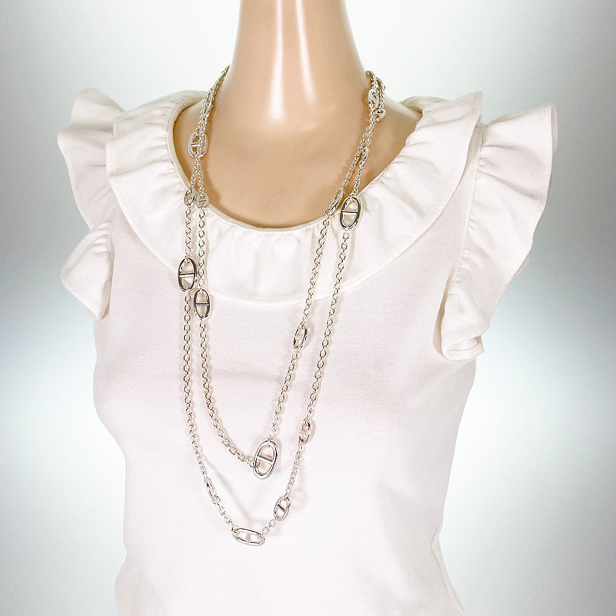 HERMES Chaine d'Ancre Farandole Necklace
