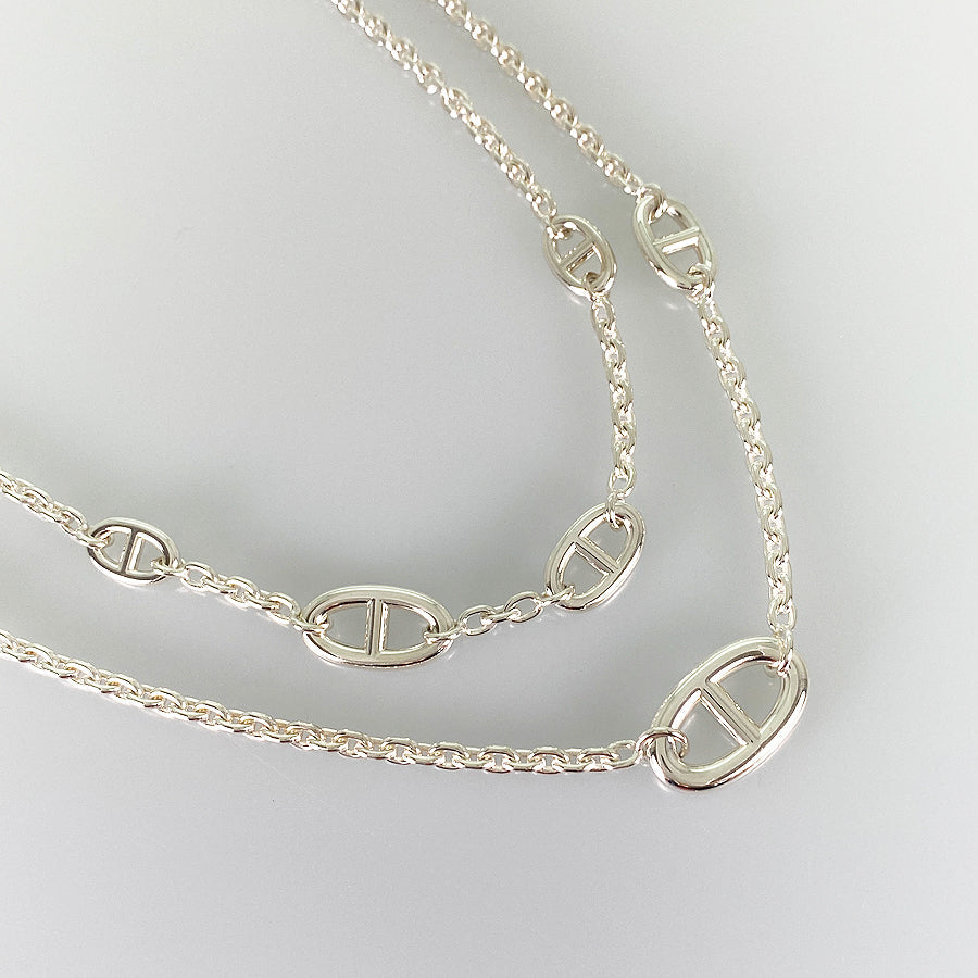 HERMES Chaine d'Ancre Farandole Necklace