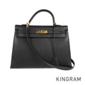 HERMES □D engraved 2000 production Gold Hardware Handbag