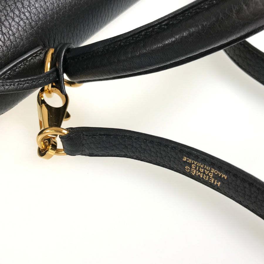 HERMES □D engraved 2000 production Gold Hardware Handbag