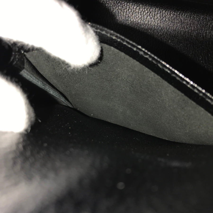 HERMES Kelly 32 □C engraved 1999 production SilverHardware Handbag