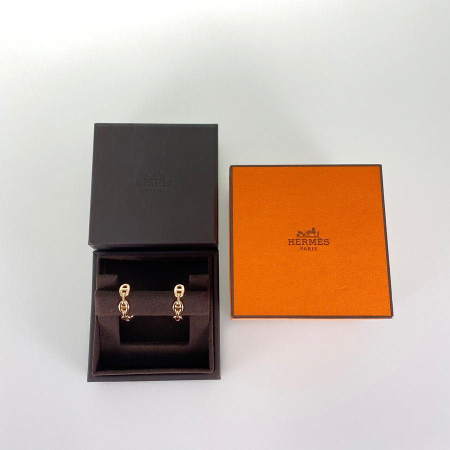 HERMES Chaine d'Ancre Anchene Earring