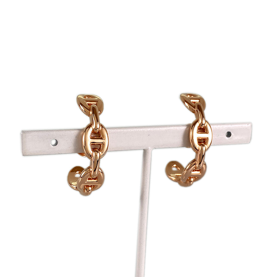 HERMES Chaine d'Ancre Anchene Earring