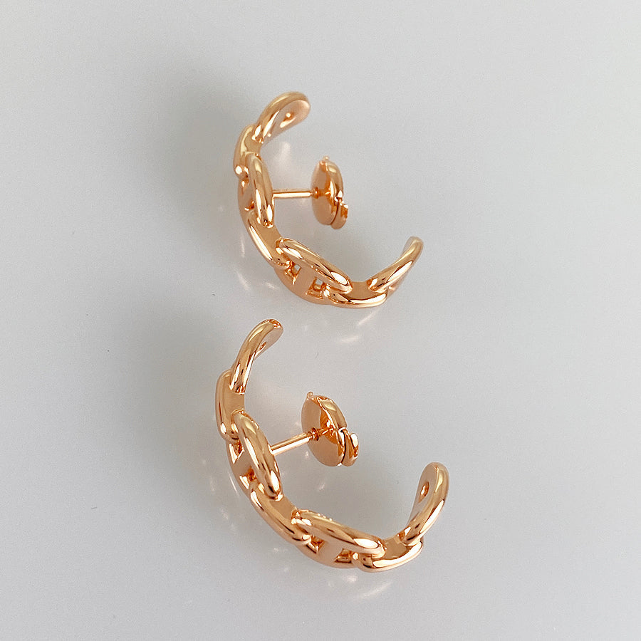 HERMES Chaine d'Ancre Anchene Earring