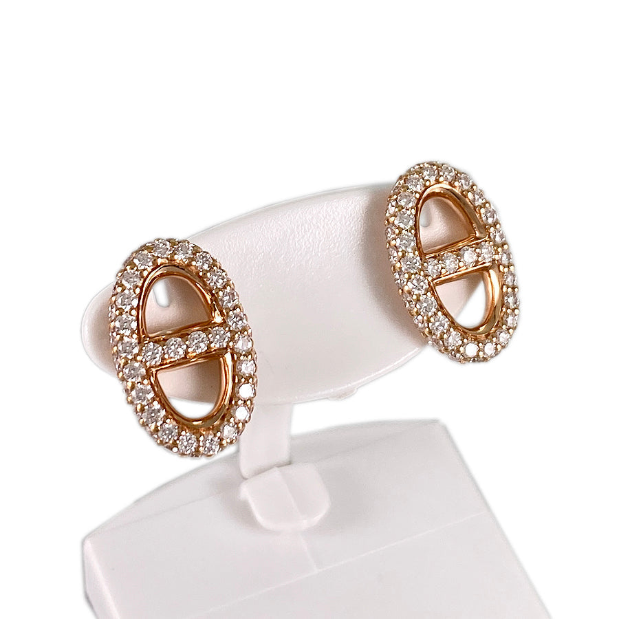 HERMES Chaine d'Ancre Farandole Earring