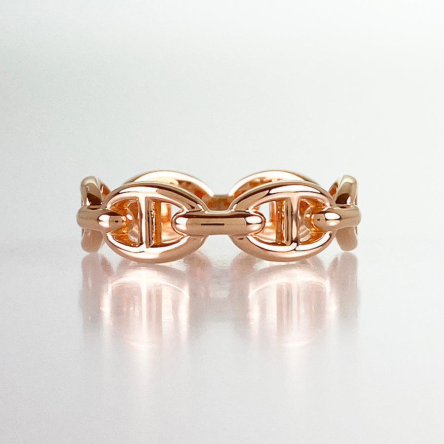 HERMES Chaine d'Ancre Enchene PM Ring