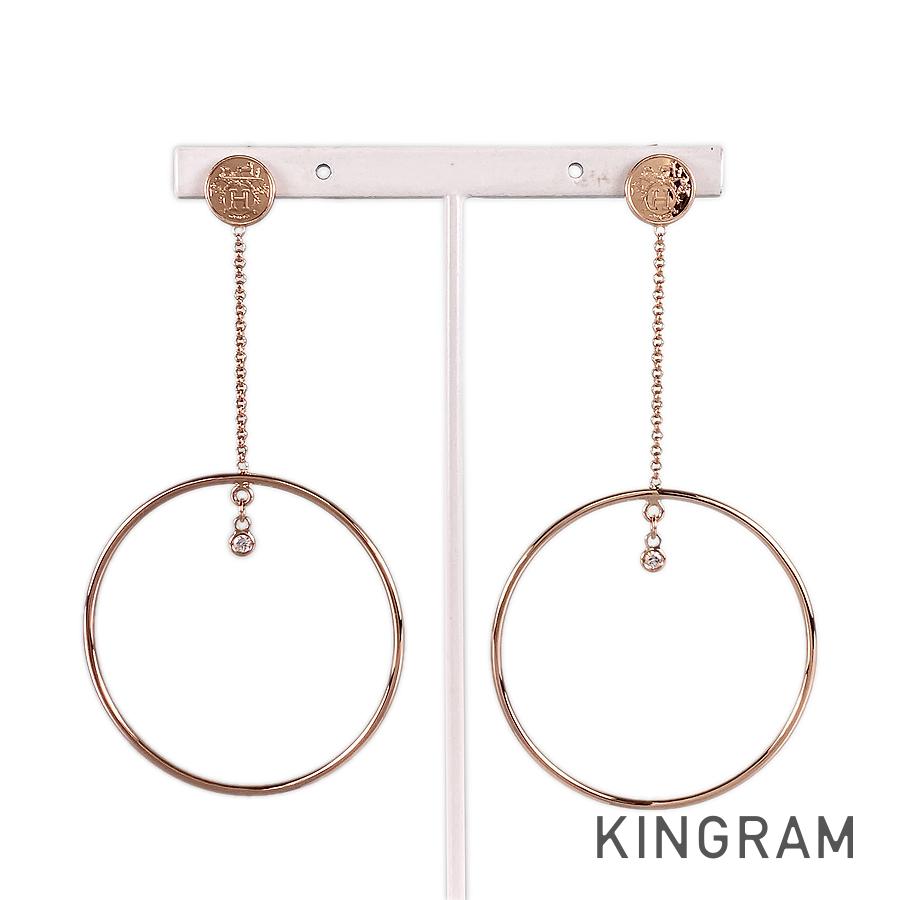 HERMES Bookplate Earring