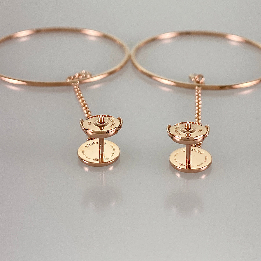 HERMES Bookplate Earring