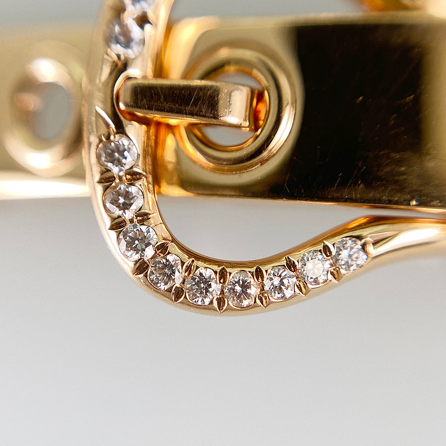 HERMES Bookle Series Diane Bracelet