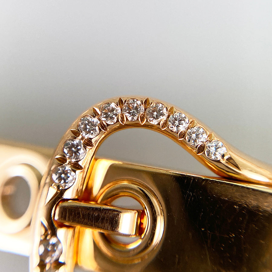 HERMES Bookle Series Diane Bracelet