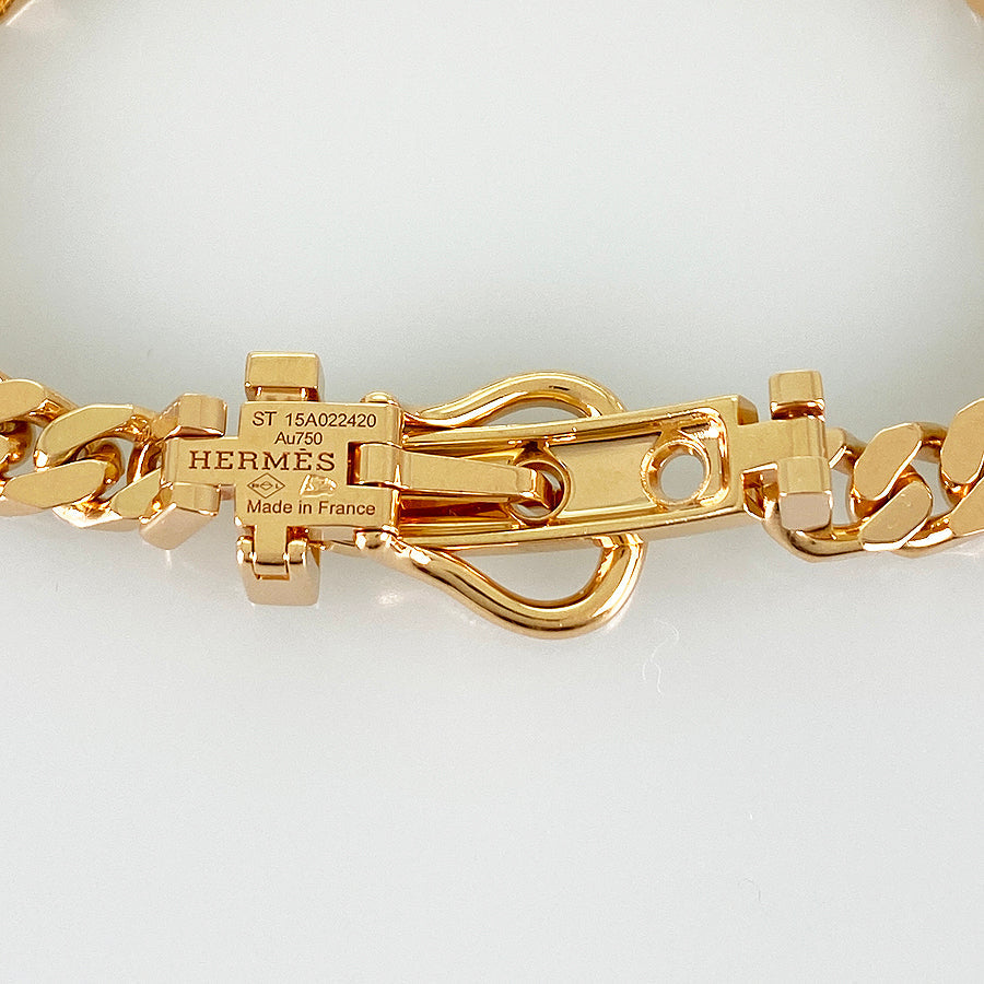 HERMES Bookle Series Diane Bracelet